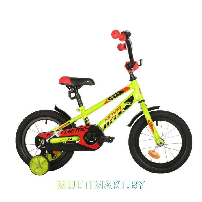 Детский велосипед Novatrack Extreme 143EXTREME.GN21 (зеленый, 2021)